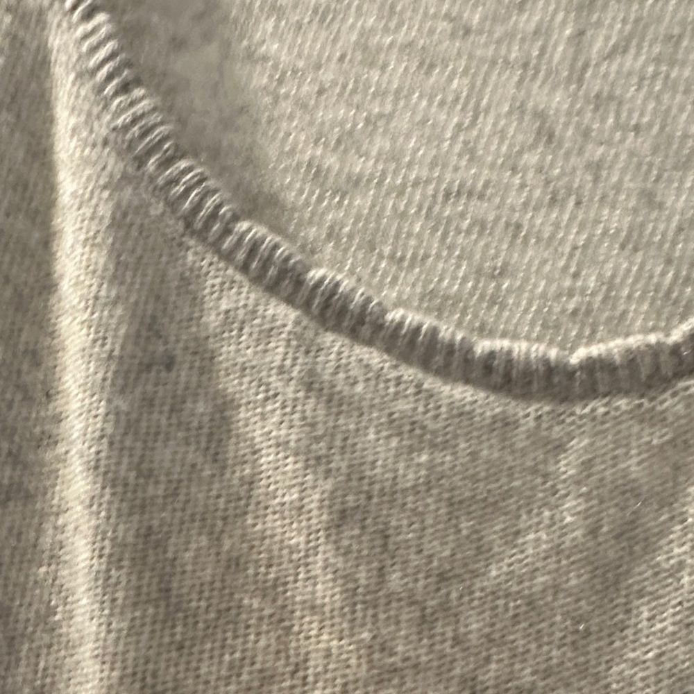 Free People Light Taupe Side-Tie Long Sleeve Top - Picture 5 of 5